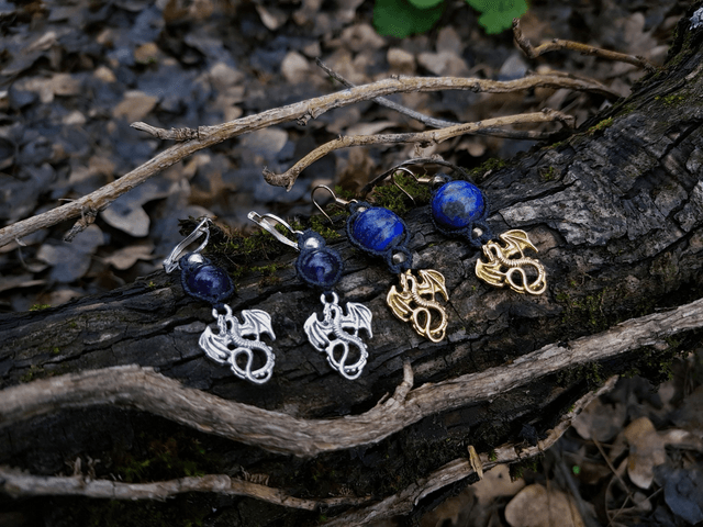 Boucles d'Oreilles "Dragon Twins"