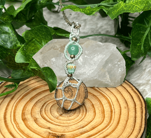 Pendentif "Chaman " Vert