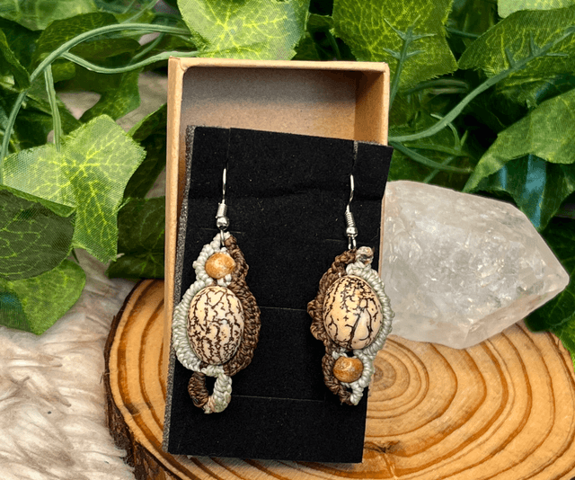 Boucles d'Oreilles "Graines de Vie"