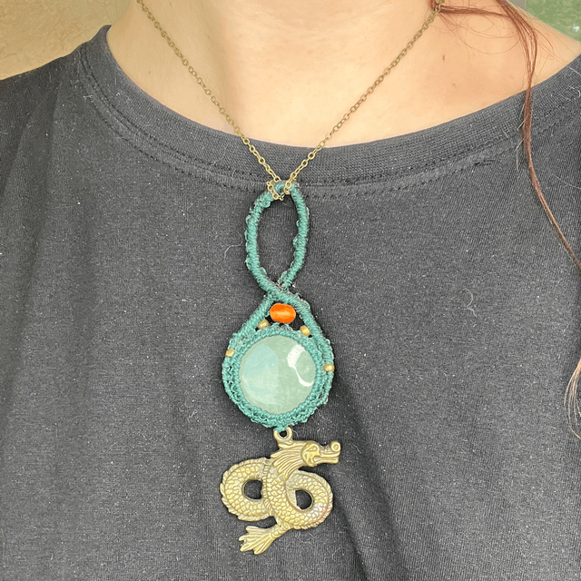 Pendentif "Dragon de Jade"