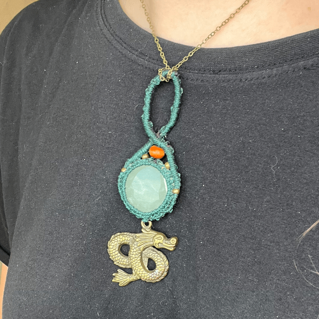 Pendentif "Dragon de Jade"