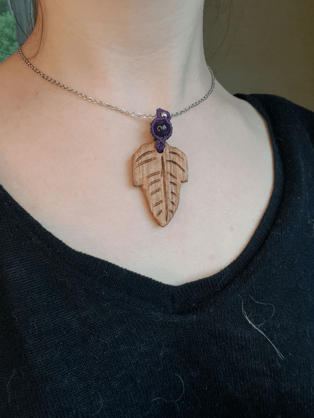 Pendentif "Feuille de Lierre"