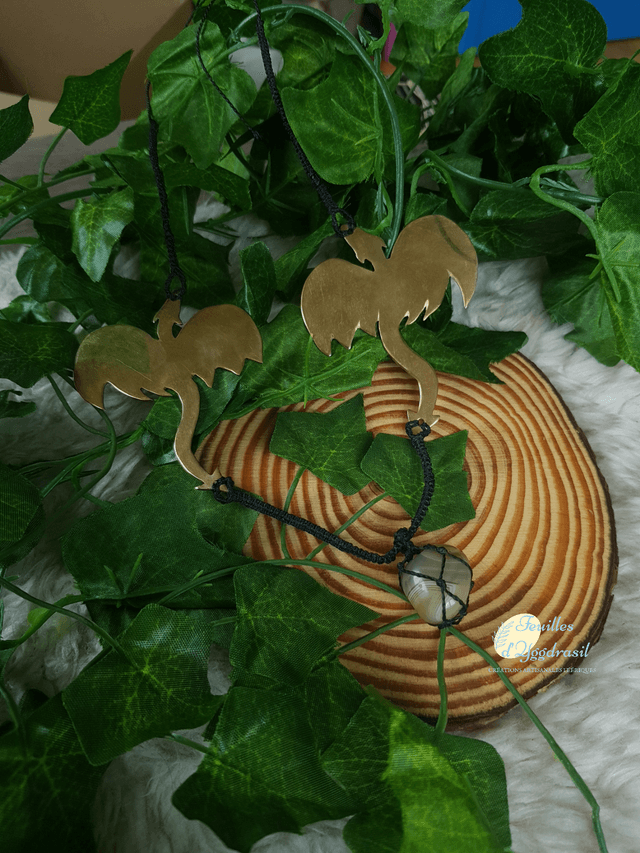 Collier Transformable "Dueling Dragons"
