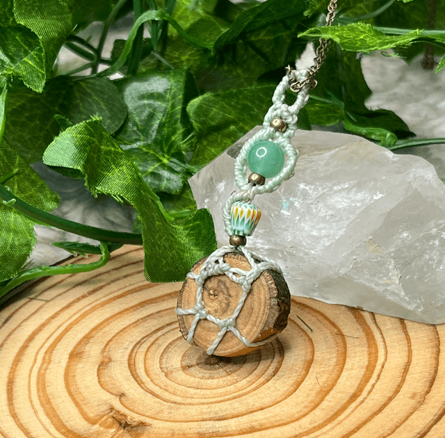 Pendentif "Chaman " Vert