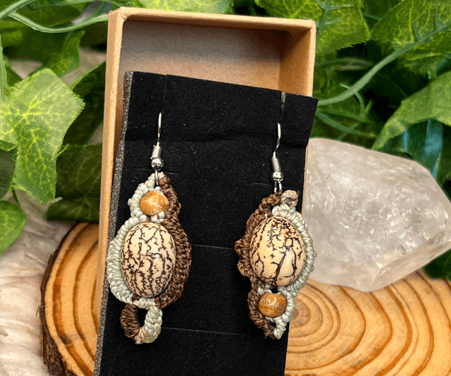Boucles d'Oreilles "Graines de Vie"