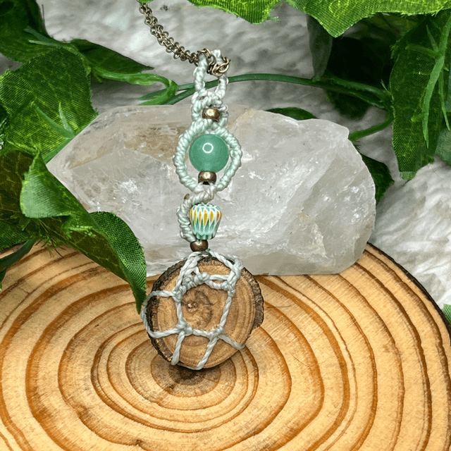 Pendentif "Chaman " Vert