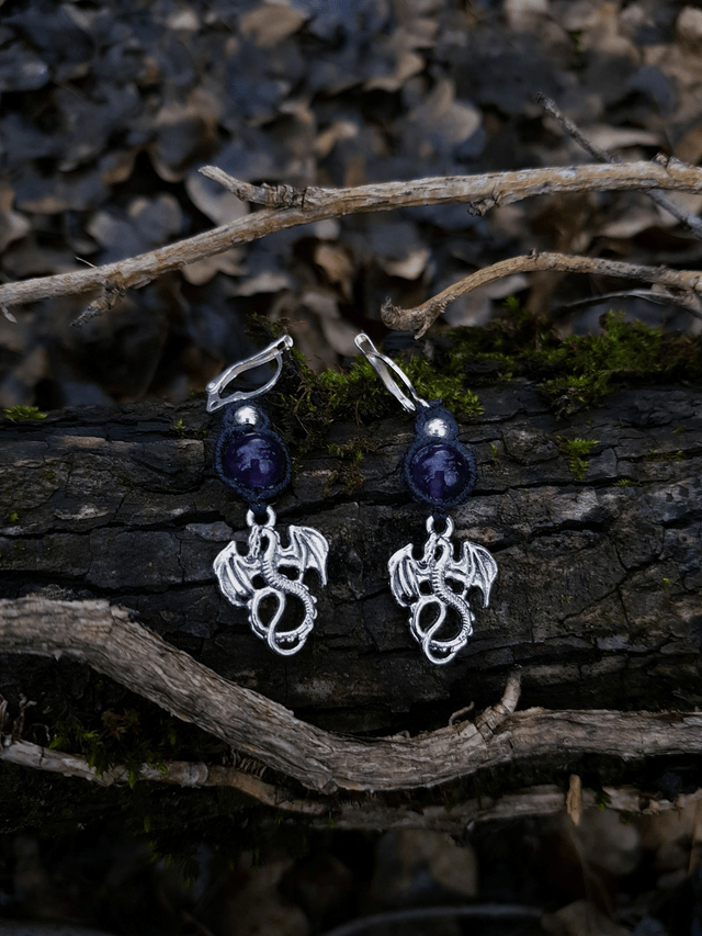 Boucles d'Oreilles "Dragon Twins"