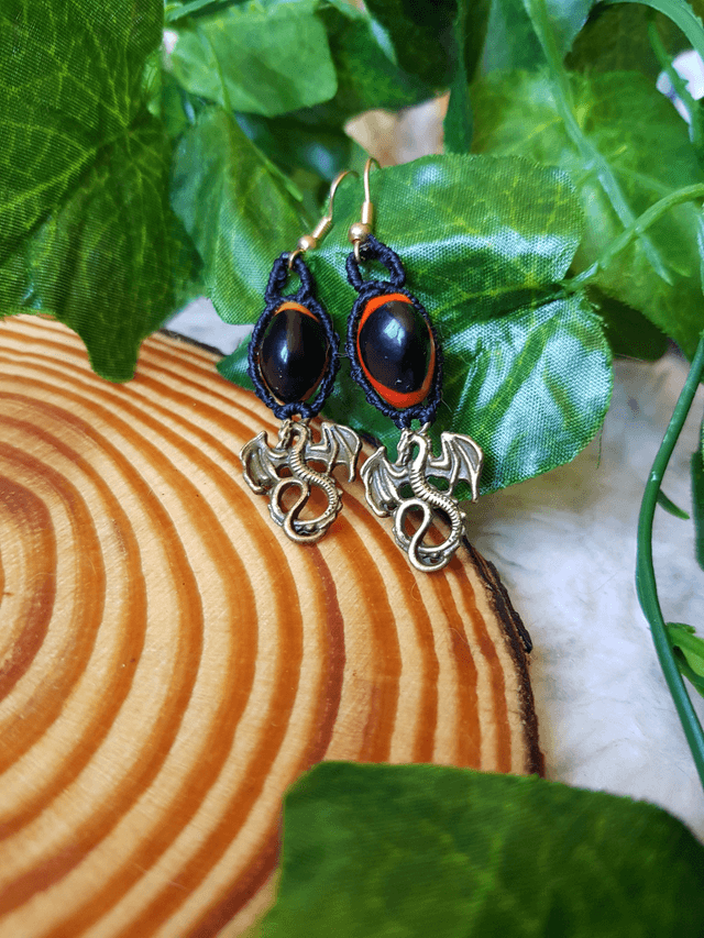 Boucles d'Oreilles "Bloody Dragon
