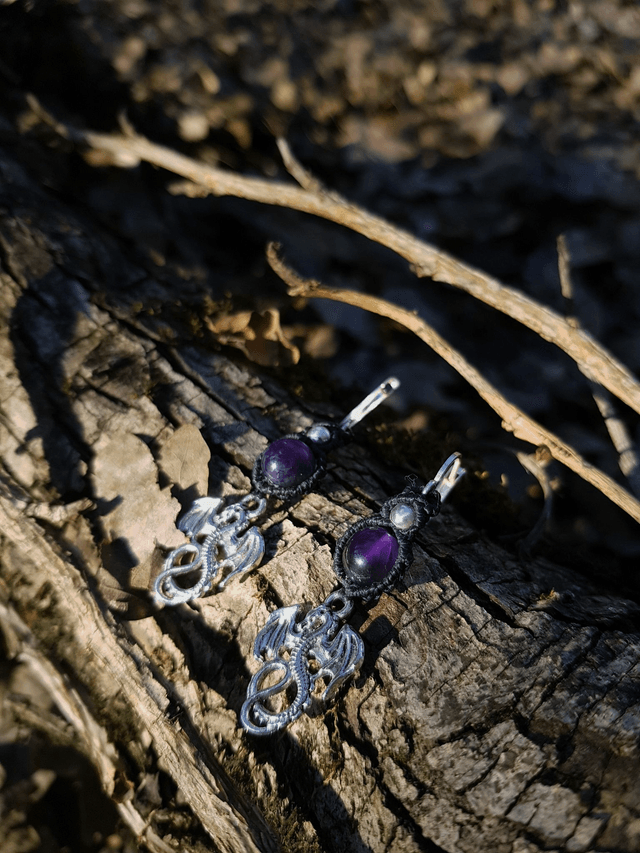 Boucles d'Oreilles "Dragon Twins"