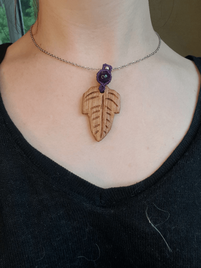 Pendentif "Feuille de Lierre"