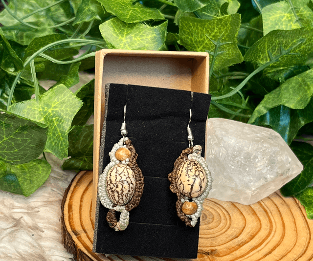 Boucles d'Oreilles "Graines de Vie"