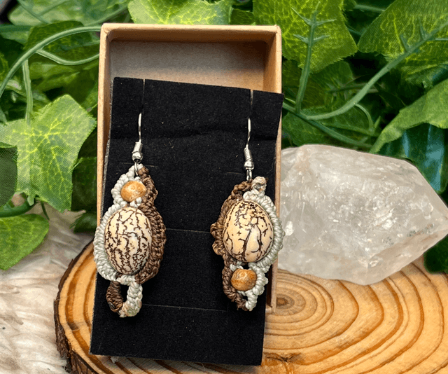 Boucles d&#039;Oreilles &quot;Graines de Vie&quot;